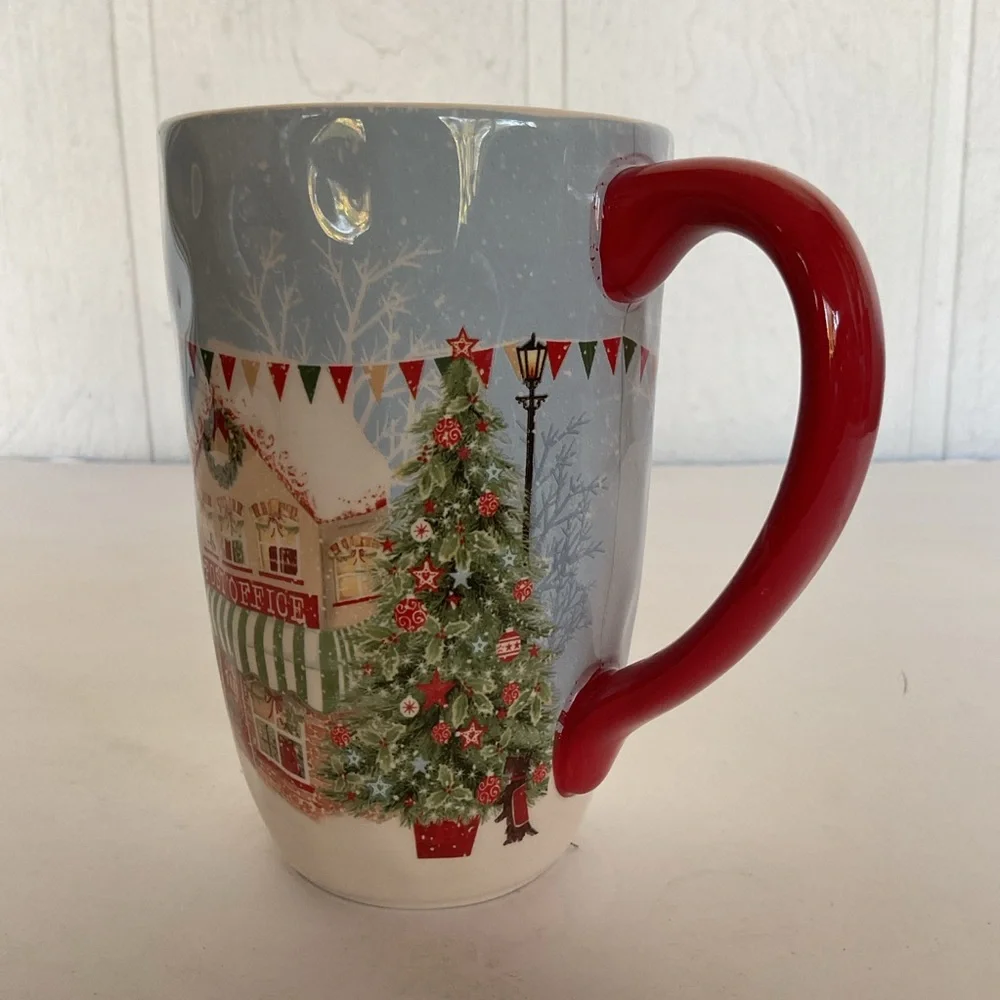 Pier 1 Christmas Village Tall Mug